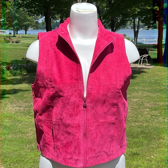 Arizona Jean Co. leather vest L - Picture 3 of 8